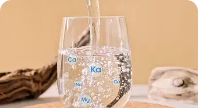 Essential minerals are retained
